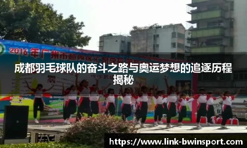 成都羽毛球队的奋斗之路与奥运梦想的追逐历程揭秘